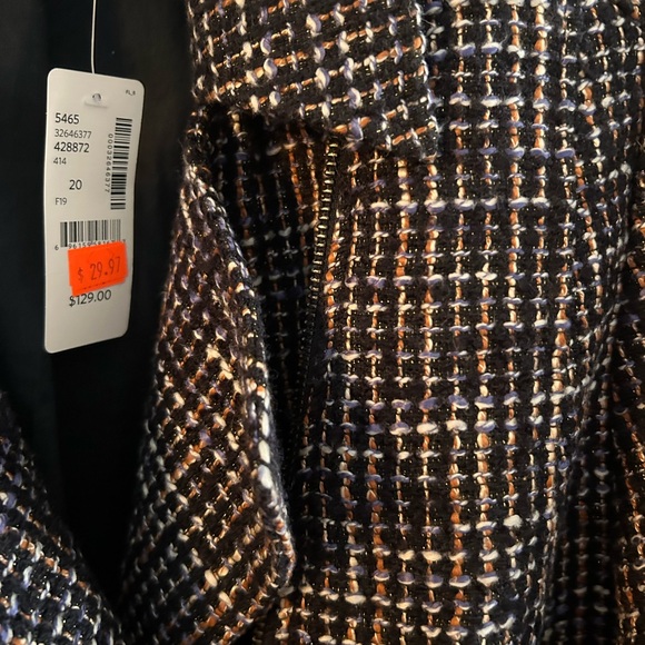 Addition Elle tweed moto jacket - size 20 - Picture 4 of 4